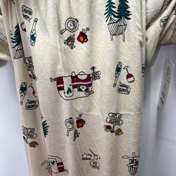 Womens 2pc camping pajama lounge set nwt - Picture 10 of 15